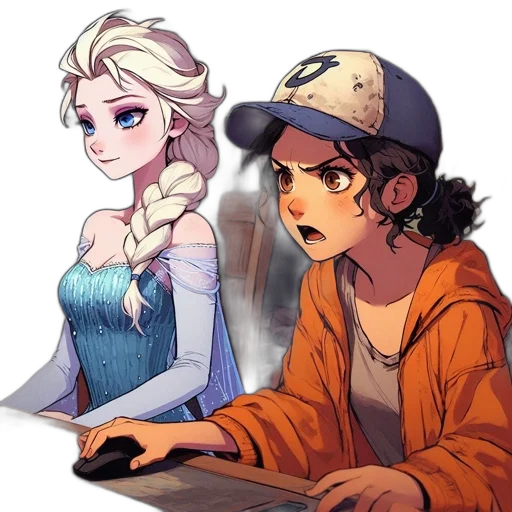 staff, face, hat, pixel art transparent PNG cut-out