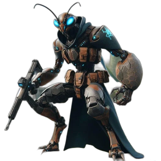 robot, weapon, creature, animal transparent PNG cut-out