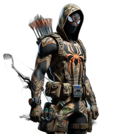 weapon, mask, staff, jacket transparent PNG cut-out