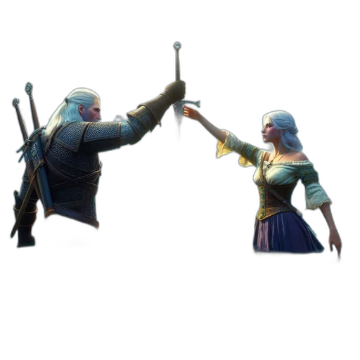 weapon, staff, sword, mask transparent PNG cut-out