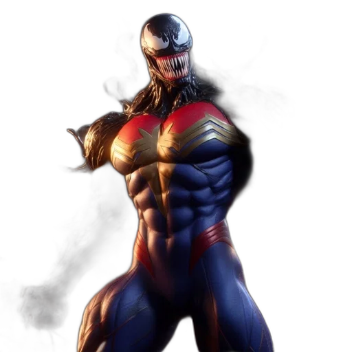 mask, comic book art, concept art, 3d render transparent PNG cut-out