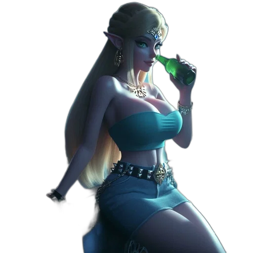 dress, bottle, staff, weapon transparent PNG cut-out