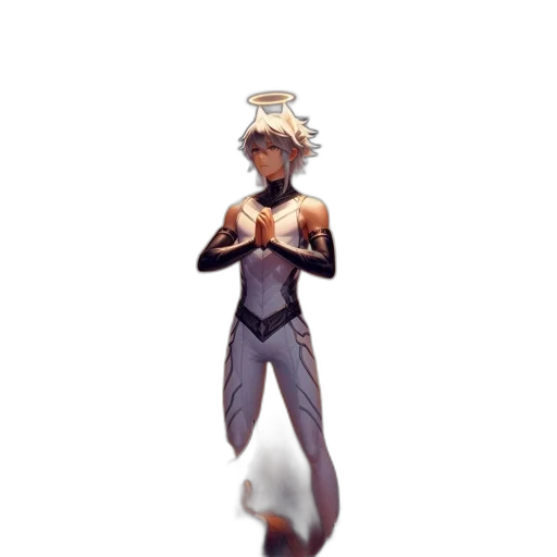 robot, staff, mask, creature transparent PNG cut-out