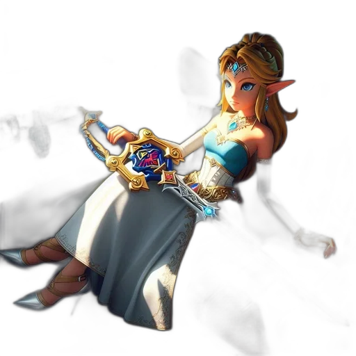 dress, staff, sword, weapon transparent PNG cut-out