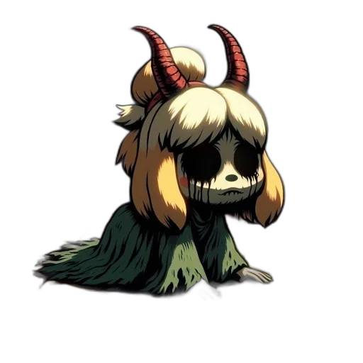 creature, mask, staff, animal transparent PNG cut-out