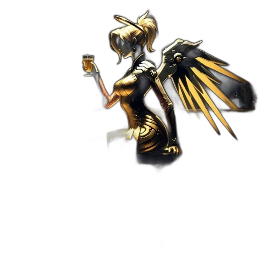 staff, dragon, jewelry, robot transparent PNG cut-out