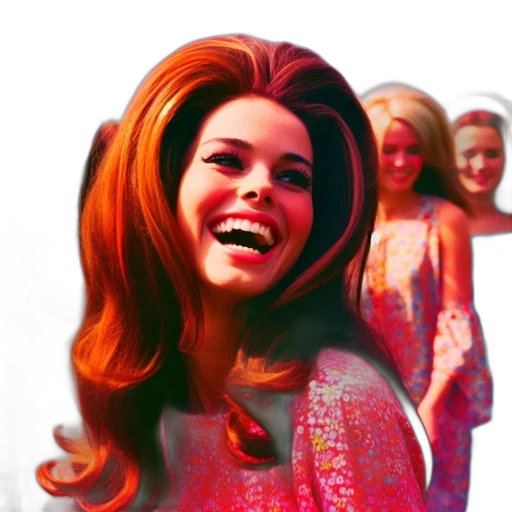 hair, dress, face, mask transparent PNG cut-out