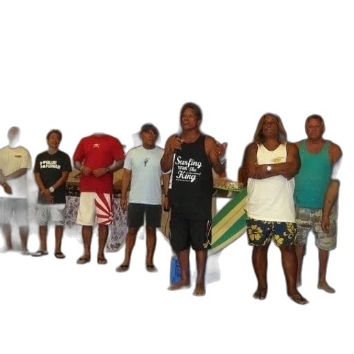 3d render, concept art, beach, group transparent PNG cut-out