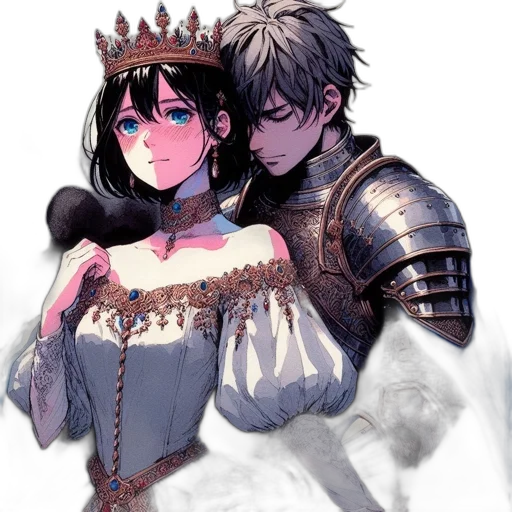 crown, sword, fantasy art, concept art transparent PNG cut-out