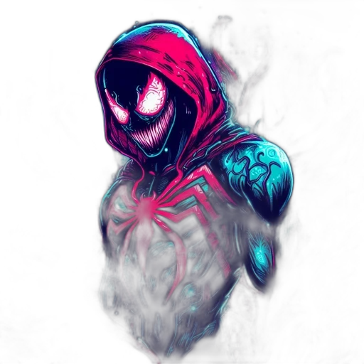 mask, jacket, face, creature transparent PNG cut-out