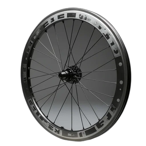 3d render, front, wheel, made transparent PNG cut-out