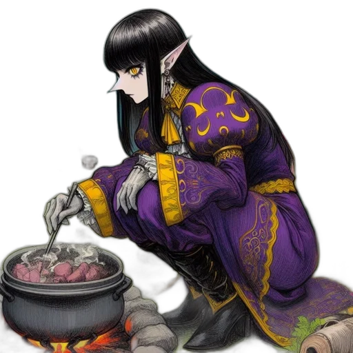 food, dragon, jewelry, staff transparent PNG cut-out