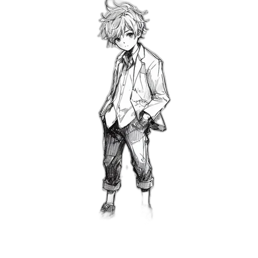 jacket, staff, weapon, sword transparent PNG cut-out