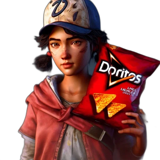 food, jacket, hat, photorealistic transparent PNG cut-out