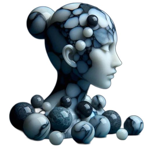 robot, jewelry, crown, 3d render transparent PNG cut-out