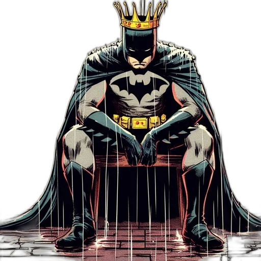 crown, comic book art, concept art, batman transparent PNG cut-out
