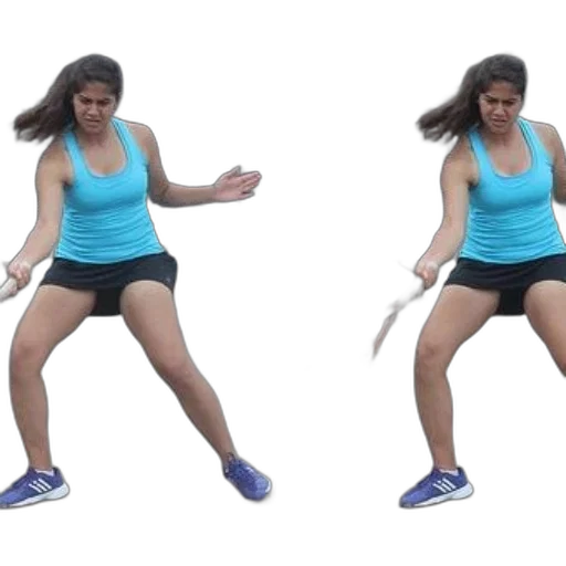 female, tennis, player, blue transparent PNG cut-out