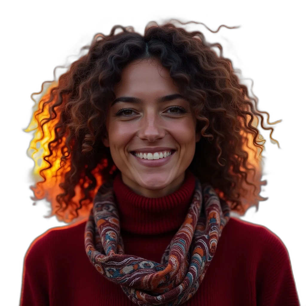 face, staff, jacket, jewelry transparent PNG cut-out