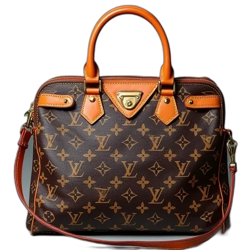 louis, vuittier, speedy, satchel transparent PNG cut-out