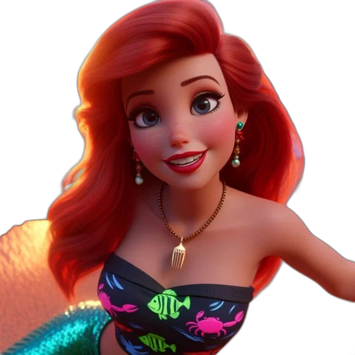 jewelry, dress, 3d render, cartoon transparent PNG cut-out