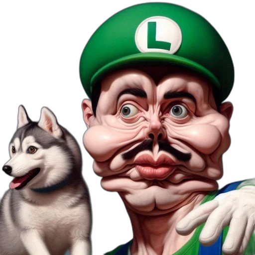 animal, face, mask, concept art transparent PNG cut-out