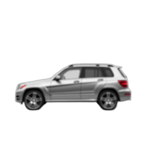 car, photorealistic, 3d render, mercedes transparent PNG cut-out