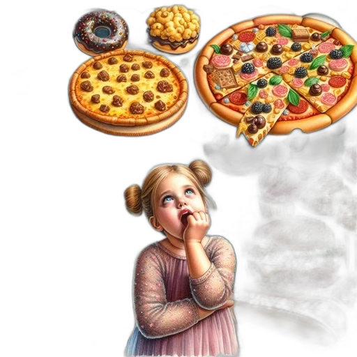 food, concept art, pixel art, photorealistic transparent PNG cut-out