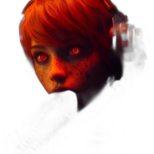 face, mask, robot, creature transparent PNG cut-out
