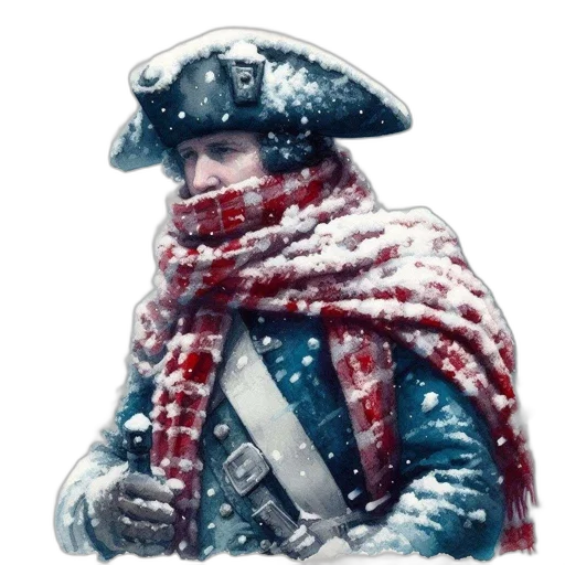 jacket, weapon, staff, hat transparent PNG cut-out