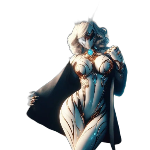dress, concept art, fantasy art, comic book art transparent PNG cut-out