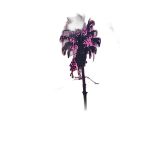 umbrella, weapon, flower, staff transparent PNG cut-out