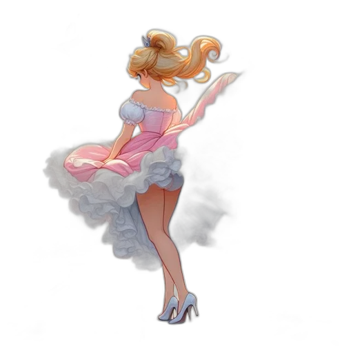 dress, staff, concept art, fantasy art transparent PNG cut-out