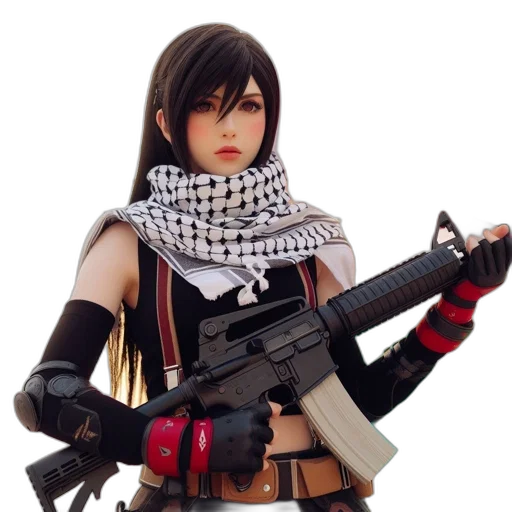 weapon, 3d render, concept art, cyberpunk transparent PNG cut-out