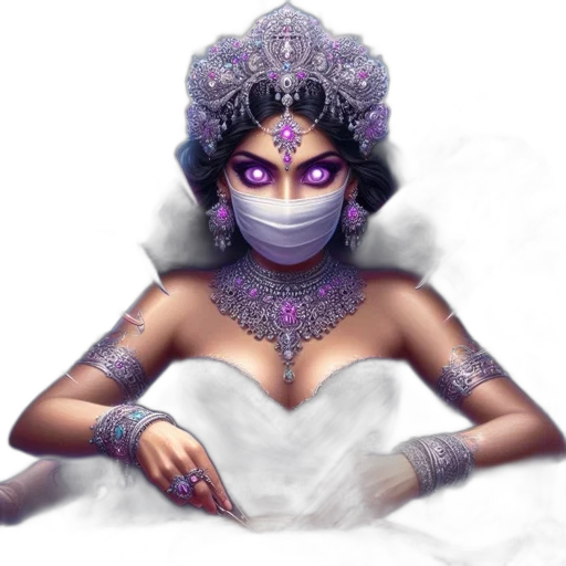 mask, jewelry, crown, face transparent PNG cut-out
