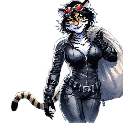 animal, comic book art, concept art, pixel art transparent PNG cut-out