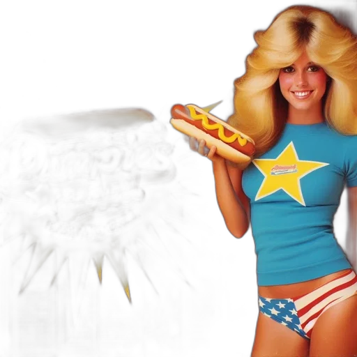 food, concept art, photorealistic, comic book art transparent PNG cut-out
