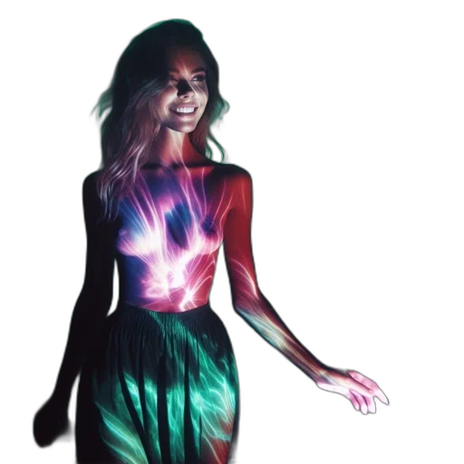 dress, creature, jewelry, concept art transparent PNG cut-out