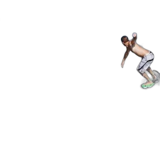 shoes, 3d render, surfer, rides transparent PNG cut-out