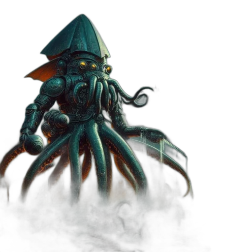 creature, concept art, fantasy art, 3d render transparent PNG cut-out