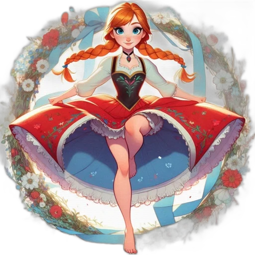 dress, crown, concept art, fantasy art transparent PNG cut-out
