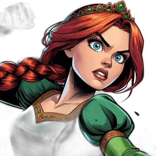 comic book art, fantasy art, concept art, cartoon transparent PNG cut-out