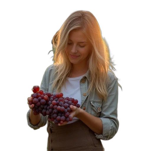 food, crown, hair, jacket transparent PNG cut-out
