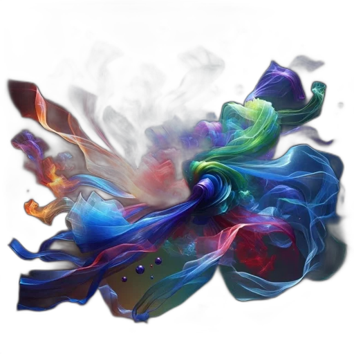 dragon, mask, hair, flower transparent PNG cut-out