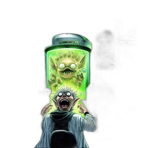 bottle, creature, mask, robot transparent PNG cut-out