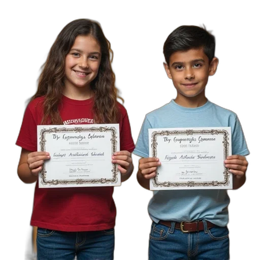 students, luke, elementary, awarded transparent PNG cut-out