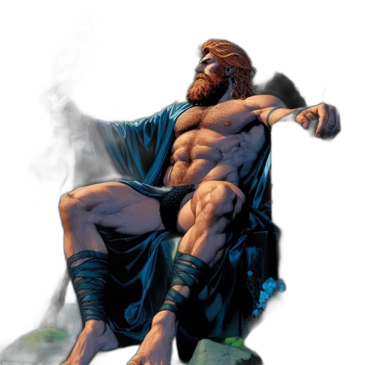 comic book art, concept art, fantasy art, photorealistic transparent PNG cut-out