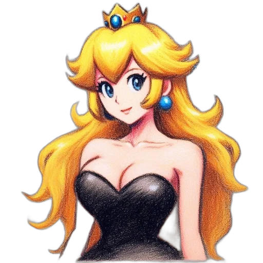 crown, dress, jewelry, pixel art transparent PNG cut-out