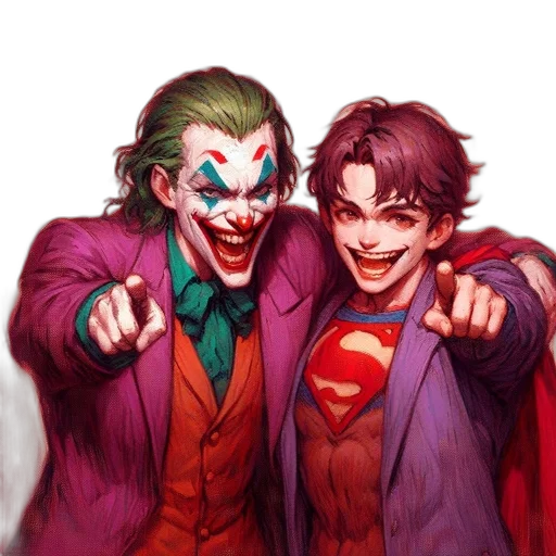 comic book art, concept art, watercolor, cartoon transparent PNG cut-out