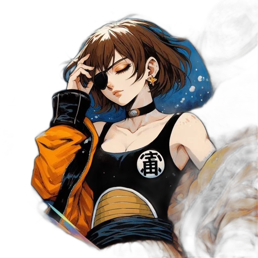 jacket, staff, concept art, pixel art transparent PNG cut-out