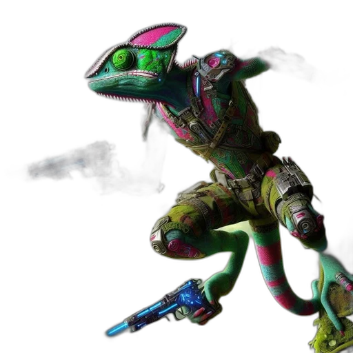 robot, weapon, dragon, creature transparent PNG cut-out